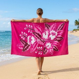 New Design Lava Lava Hand Painted by Balinese Artisans